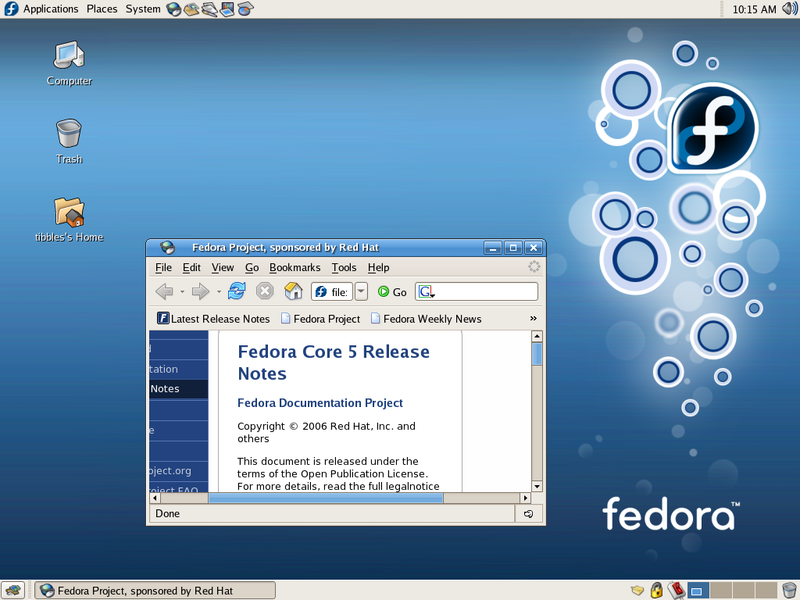 پەڕگە:Fedora Core 5.png